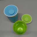 Munchkin Sippy Cups for Toddlers 1-3, Spill Proof Miracle 360 Cup, 10 Ounce, 2 Pack, Blue/Purple