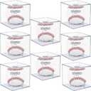 8 Pack Baseball Display Case, UV Protected Acrylic Boxes for Display,Clear Display Case Baseball Cube Memorabilia Showcase Autograph Ball Protector