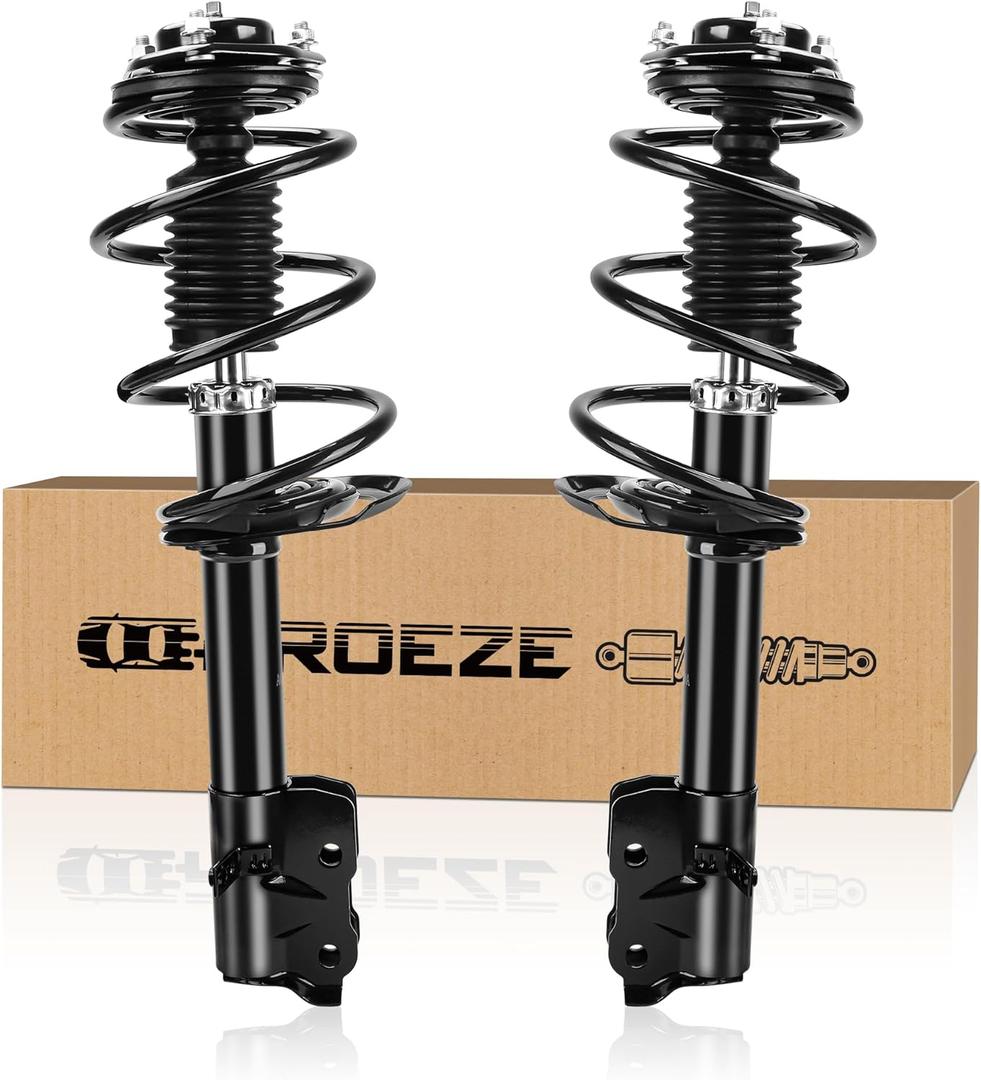 PROEZE Front Strut Assembly for 2007-2012 Caliber, Shock Absorber Front with Coil Springs Replace 172367 172368, Driver and Passenger Side, 2PCS