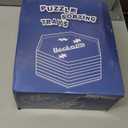 Becko US Stackable Puzzle Sorting Trays, Jigsaw Sorters with Lid, Puzzle Storage for 1500 Pieces Jigsaw Puzzles, 8 Trays (Black)