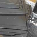 Attelite Upgrade Harder Solid Plastic Hat Organizer for Baseball Caps, 8 Pack Stackable Hat Storage Box with Clear Magnetic Door, Hat Rack(XL-Black)