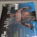 Ally Peaks Pull Up Bar for Doorway | Thickened Steel Max Limit 440 lbs Upper Body Fitness Workout Bar| Multi-Grip Strength for Doorway | Indoor Chin-Up Bar Fitness Trainer for Home Gym Portable (silver1)