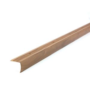 M-D Building Products 32013 1-1/8 in. X 1-1/8 in. X 72 in. Cherry Aluminum Metal Decor Stair Edging w/Screw Nails