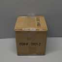 Aspen Creative 33121-2 Small Pleated Empire Shape Chandelier Clip-On Lamp Shade, Off White, 3" Top x 6" Bottom x 5" Slant, 2 Pack