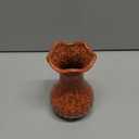 Ceramic Vase, Modern Small Vases for Home Decor, Elegant Flower Vase Centerpiece for Tables, Office Desk, Room Decor, Fit for Housewarming, Wedding, Birthday (Orange)