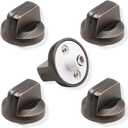DG94-01480A Electric Stove Knobs Replacement for Samsung Range Stove Parts NZ30K6330RG/AA, NZ36K6430RS/AA, NZ30K6330RS/AA, NZ36K6430RG/AA Oven Knobs 30 36 Inch Top Cooktop Surface Burner Knob - 5 Pack