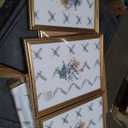 BESCRCL 12x16 Picture Frame Gold, Frames 12 x 16 with Shatterproof Crystal Acrylic for Wall Gallery, 4 Pack