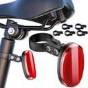 DDJ Upgraded for Apple AirTag & Moto Tag Bike Mount, Hidden Bike Reflectors for AirTag Holder, Waterproof Anti-Theft GPS Tracker Case with Screws & Tools, for Mountain Bikes/Scooter/Electric Bicycle