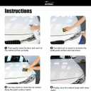 A.F.N.A.L Clay Towel 3.0 for Cars, Clay Bar Towel Scratch-Free Autocare Detailing Polishing, Removing Tar Paint Tree-sap Guano Contaminants, Fine Grade, 12" x 12", Red, Mesh Hollow Ver.