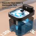 Cat Water Fountain, App Monitoring Wastewater Separation Pet Fountain