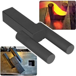Bonbo 1 Inch Blacksmith Hardy Anvil Tool Hardy Turning Bending Forging Scrolling Twisting Tool Blacksmith Anvil Bending Fork