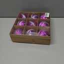 Christmas Ornaments Set 9ct Christmas Tree Decoration Ornament Balls Decor Baubles for Xmas Trees Decor Holiday Party Wedding Decoration