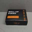 KONIX 61 Key Roll Up Piano, Upgraded Portable Rechargeable Hand Roll Piano with Silicon Flexible Keyboard, MIDI Output, Headphone Connection, 128 Rhythms, Best Gift for Beginners