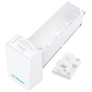 Upgraded DA63-06925A Refrigerator Ice Maker Tray Compatible with Samsung Ice Bucket Replacement DA63-06925Ax002 Tray Ice Bucket AP6034185, RF32FMQDBSR, RF31FMESBSR, RF28R6201DT, RF28K9380SR Ice Bin
