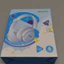 iClever BTH22 Kids Bluetooth Headphones, 60H Play Time, USB C Fast Charging, Bluetooth 5.4, AUX Cord,Safe Volume 74/85 dBA, Toddler Headphones for iPad/Tablet/Travel/School, Blue