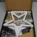 PUHONG Christmas Decoration Outdoor Star String Lights, 16.4Ft Christmas Tree Toppers Lights 320 LED 8 Modes with 12" Lighted Star for Halloween Christmas New Year Holiday Birthday (Multicolored)