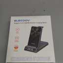 Wireless Charger for Apple, Magnetic 3 in 1 Charging Station with Clock, Foldable Travel Wireless Charging Stand for iPhone 17/17 Pro/17 Pro Max/16, Watch Charger for iWatch 10/Ultra/AirPods 4 (Grey)