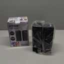 Computer Speakers, 2 in 1 PC Speaker , Gaming Speakers for PC Computer Laptop Desktop Monitor, RGB Speakers with Touch Sensitive Lighting, USB Powered 3.5mm Aux（Package Only Two Speaker, No Soundbar）