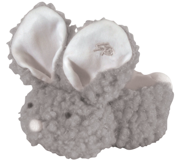 Stephan Baby Shaggy Plush Bunnie Comfort Toy and Boo Cube, Cream