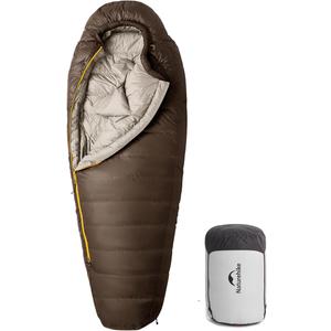 Naturehike 0 Degree RDS Down Mummy Sleeping Bag for Adults, 650 Fill Power, Cold Weather Backpacking Sleeping Bag for Camping, Hiking, -1℉ 18℉ 30℉, YKK Zipper, L, 205×80 cm