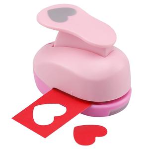 LOONENG Heart Punch - 25mm Lever Action, Heart Shaped Hole Punch for Paper Crafts, Weddings, Cardstock, Gift Wrapping, Greeting Cards & Scrapbooks (1 Inch)