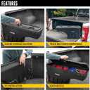 RealTruck UnderCover SwingCase Truck Bed Storage Box | SC101D | Fits 1999 - 2007 Chevy/GMC Silverado/Sierra 1500-3500 Drivers Side