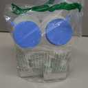 Urinals for Men Glow in The Dark Lid by Tilcare (2 Pack) - 32oz/1000mL Thick Plastic Mens Bedpan Bottle with Screw-on Lid - Spill Proof Urinary Chamber - Male Portable Travel Pee Bottles