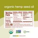 Nutiva Organic, Cold-Pressed, Unrefined Hemp Seed Oil from non-GMO, Sustainably Farmed Canadian Hemp, 1 Gallon 128 Fl Oz