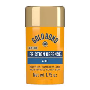 Gold Bond Friction Defense Stick, Anti Chafing Stick with Aloe to Soothe, Comfort & Moisturize Chafed Skin, 1.75 oz.