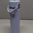 Hydro Flask Water Bottle - Insulated Stainless Steel - Wide Mouth Flex Straw Lid, Non Spill, Leakproof and Refillable in 24 Oz Surf Blue