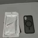 SUPFINE Magnetic for iPhone 17 Case (Compatible with MagSafe)(Military Grade Drop Protection) Translucent Matte Shockproof with Anti-Fingerprint Phone Cover 2025, Black