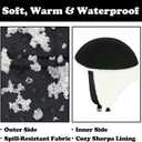 Sarfel Toddler Winter Hat Baby Winter Hat Waterproof Infant Kids Snow Hats Warm Fleece Toddler Trapper Hats Kids Beanie Cap (12-24 Months)