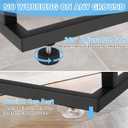 Standing Towel Racks for Bathroom, 2 Tier Bathroom Floor Free Standing Towel Rack, Tall Enough Pool Bath Drying and Dispaly Outdoor Stand for Storage, Black Freestanding Blanket Holder, ALHAKIN