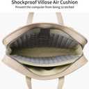 Protective Sleeve Case Bag Compatible with MacBook Pro 16 Inch, 15.6 inch, HP, Dell, Acer Aspire, Asus Notebook, Computer Bag with Shoulder Strap,Pocket,Handle, Khaki