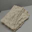 Aganear Fleece Throw Blanket - Cozy Soft Lightweight Fuzzy Throw Blanket for Women Portable Throw Blankets for Couch, Warm Present for Birthday, Christmas, Halloween, Housewarming(50"x60", Khaki)