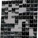 COKAOBE Shimmer Wall Backdrop Square Sequin Panel 1PCS (Black)