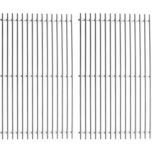 19.5" Grill Grates Replacement for Weber Genesis E and S Series 300 E310 E320 S310 S320 Gas Grills, Set of 2, Stainless Steel