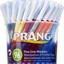 Prang Classic Art Markers, Fine Tip, 12 Assorted Colors, 96 Count (80796)