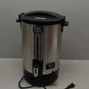 Commercial Coffee Urn，110 Cups/16.5L Stainless Steel Large Coffee Dispenser，Double Wall Electric Coffee Urn，Electric Coffee Maker Urn，Commercial Grade Percolate Coffee Maker Hot Water Urn for Catering