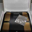 EILISON Highly Advance 2-in-1 Digital & Analog Weighing Scale for Body Weight-400lbs, 4 High Precison GX Sensor Accurate, Thick Tempered Glass, Extra Large Display (red) (Smart Black)