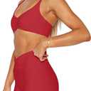 LASLULU Womens Sports Bra Sexy Spaghetti Strap Backless Bra Workout Gym Yoga Bras Tops Padded Sport Bras, XL