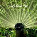 Rain Bird 1804VAN 1800 Series Professional 4 Inch Pop Up Sprinkler Head, 5 Pack - Lawn Sprinkler with Adjustable 0-360 Degree Arc Nozzle Pattern, Up to 15 Ft Spray Distance, 1/2 in NPT Threaded Inlet