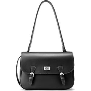 hedexe Genuine Leather Crossbody Bag for Women: Designer Shoulder Purse with Twist Lock - Trendy Ladies Handbag for Travel | Waterproof