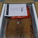 Furologee 6 Tier Tall Bookshelf, Industrial Narrow Bookcase, Display Standing Shelf Units, Metal and Wood Storage Rack Organizer for Living Room, Home Office, Entryway, Kitchen, Rustic Brown