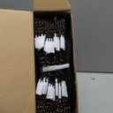 Locmeo 24 Pcs Eid Mubarak Reusable Gift Bags with Handles Non Woven Al Fitr Muslim Treat Bags Multifunctional Ramadan Mubarak Gift Bag for Party Supplies Gifts Wrapping (Black)