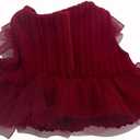 2 x Clothes for Labubus Doll Cute Outfits for La Bubu Keychain Dolls,Kawaii Dress Up Clothing for 17cm Labubus Doll for Birthday Gifts (No Doll)(Red 1)