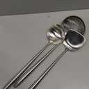 Yosukata 17" Wok Spatula and Ladle Skimmer Spoon  Stainless Steel Cooking Utensils Set of 3304 Stainless Steel Kitchen Utensils Set  Dishwasher Safe Wok Accessories  Wok Utensils  Cooking Tools