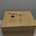 1 Gallon Glass Fermentation Jars with Airlock, Wide Mouth Mason Jars with Fermentation Lid for Brewing, Pickles, 128 oz Glass Containers for Kitchen Extra 2 Seal Lids