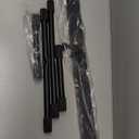 Stage Rocker Single-X Style Classic Folding Keyboard & Digital Piano Stand, Adjustable Width & Height, Durable & Sturdy, Easy to Assemble for Travel/Storage, Sleek Black, Powered by Hamilton(SR524000)