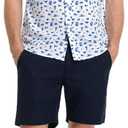 M MAELREG Mens Hawaiian Shirts Short Sleeve Button Down Tropical Beach Floral Solid Print Summer Vacation Mens Casual Shirts (XXXL)